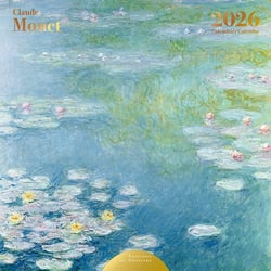 Calendrier mural 2026 - Monet Or - 30 x 30 cm