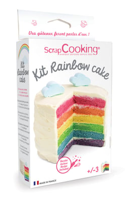 Kit Rainbow cake ScrapCooking®