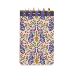 Bloc-notes Designworks - 8,9 x 14 cm - Peacock - 160 pages lignées