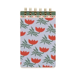 Bloc-notes Designworks - 8,9 x 14 cm - Flower - 160 pages lignées