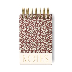 Bloc-notes Designworks - 10 x 15 cm - Burgundy groovy - 192 pages lignées