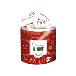 Lot de 54 tampons Aladine  - Alphabet Noël