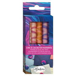 Lot de 5 bâtons de cire Aladine - Marbré