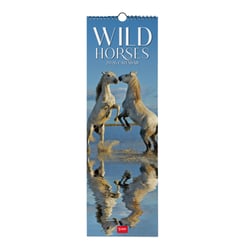 Calendrier mural 2026 Legami - Wild horses - 16 x 49 cm