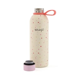 Gourde isotherme Mr Wonderful - Pois colorés - 500 mL