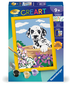 Peinture au numéro Ravensburger - CreArt - Bébé Dalmatien - 14 x 19 cm