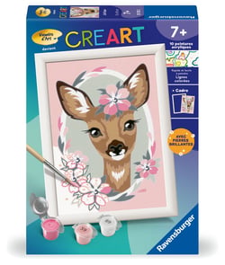 Peinture au numéro Ravensburger - CreArt - Joli faon - 14 x 19 cm