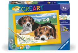 Peinture au numéro Ravensburger - CreArt - Chiots - 18 x 24 cm