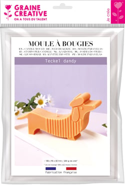 Moule à bougies Graine Créative - Teckel