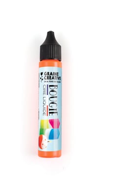 Crayon pour bougie 30ml orange fluo