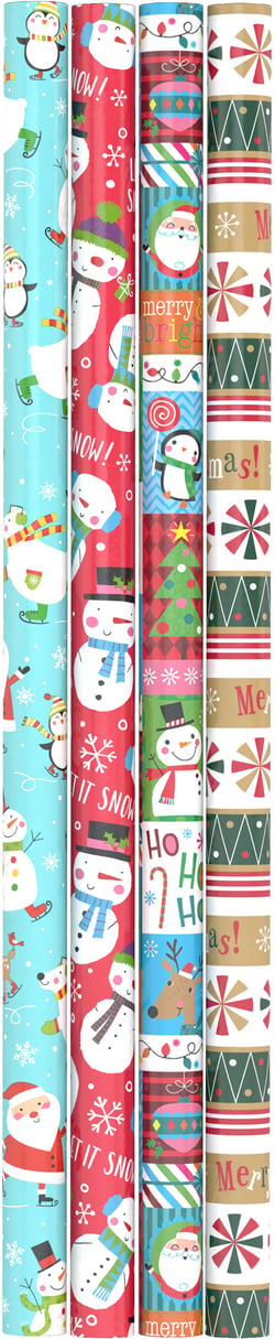 Papier cadeau - 500 x 100 cm - Noël enfant
