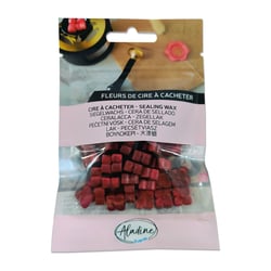 Sachet de fleurs de cire - Aladine - Rouge nacré