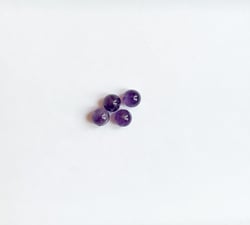 Pierres naturelles violettes 8 mm