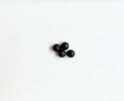 Pierres naturelles noires 8 mm
