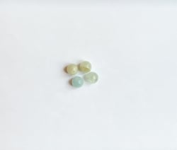 Pierres naturelles vertes 6 mm