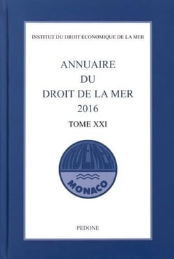 Annuaire du droit de la mer n° 21. 2016