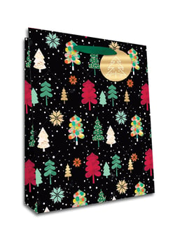 Sac cadeau - Noël en or - Taille L