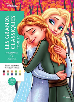 Coloriages mystères Disney - Grands classiques Tome 13