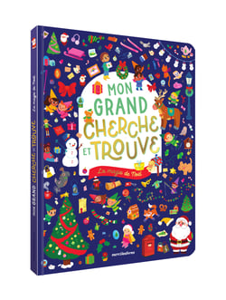 Mon grand cherche et trouve : La magie de Noël : Un livre grand format avec plus de 350 éléments à retrouver !
