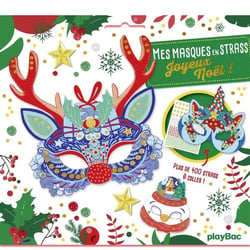 Mes masques en strass Joyeux Noël