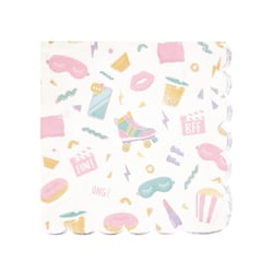 Lot de 16 serviettes - Pyjama Party - Tim & Puce Factory
