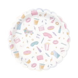 Lot de 8 assiettes - Pyjama Party - Tim & Puce Factory