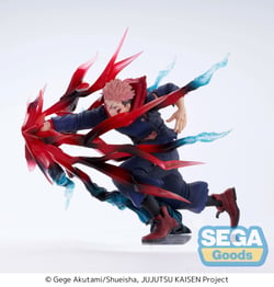 Figurine Yuji Itadori Black Flash Jujutsu Kaisen Luminasta - 16 cm
