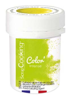 Colorant alimentaire en poudre ScrapCooking® - Vert citron - 5 g