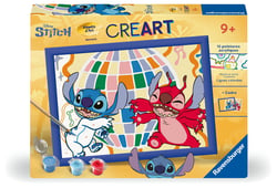 Peinture au numéro Ravensburger - CreArt - Lilo et Stitch - 18 x 24 cm