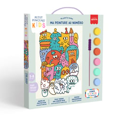 Peinture au numéro Petit pinceau Kids - Fun Gang - 18 x 25 cm