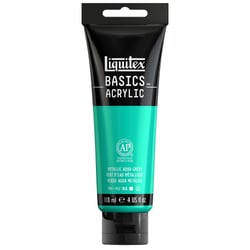 Acrylique Liquitex Basics - Tube 118 ml - Vert D'Eau Metallique