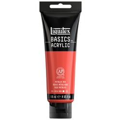 Acrylique Liquitex Basics - Tube 118 ml - Rouge Metallique