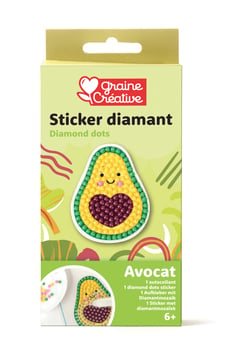 Sticker Diamant Diamond Dots Graine Créative - Avocat