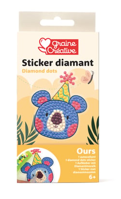 Sticker Diamant Ours - Graine Creative
