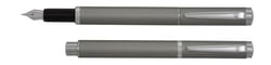 Stylo plume métal Plumink - Gris clair - Pointe moyenne