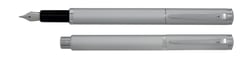 Stylo plume métal Plumink - Gris argent - Pointe moyenne