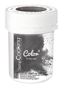 Colorant alimentaire en poudre ScrapCooking® - Noir - 5 g