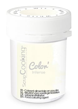 Colorant alimentaire en poudre ScrapCooking®- Blanc - 5 g