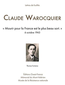 Claude Warocquier : Lettres de fusillés