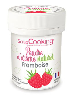 Poudre d'arôme naturel ScrapCooking® - Framboise - 15 g