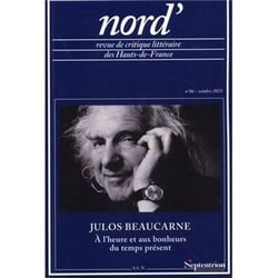 Revue Nord' n.86 : Julos Beaucarne : À l'heure et aux bonheurs du temps présent