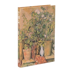 Carnet Paperblanks - Vert - Mini - Pots en terre cuite et fleurs de cézanne - 176 pages