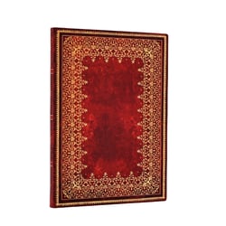 Carnet Paperblanks - Rouge - Midi - Feuille d'Or - 176 pages