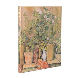 Carnet Paperblanks - Vert - Ultra - Pots en terre cuite et fleurs de cézanne - 144 pages