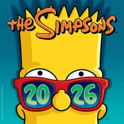 Calendrier mural 2026 Grupo Erik - Les Simpson - 30 x 30 cm
