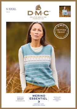 Patron de tricot DMC - Merino essentiel 8 - modèle 10127
