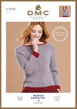 Patron de tricot DMC - Merino essentiel 5 - modèle 6162