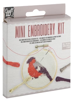 Mini kit de broderie Craft id - Oiseau