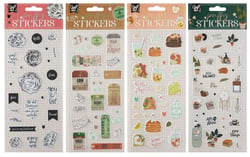 Craft sensation - Lot de stickers 3D puffy