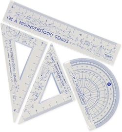 Set de géométrie - Plastique - Legami - Génie
